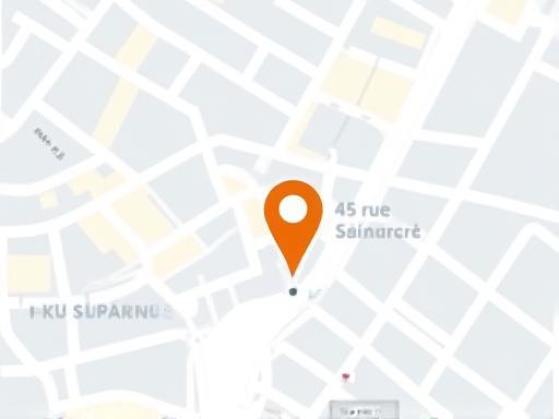 Carte montrant l'emplacement de Capitale Conseil au 45 Rue Saint-Honoré, Paris